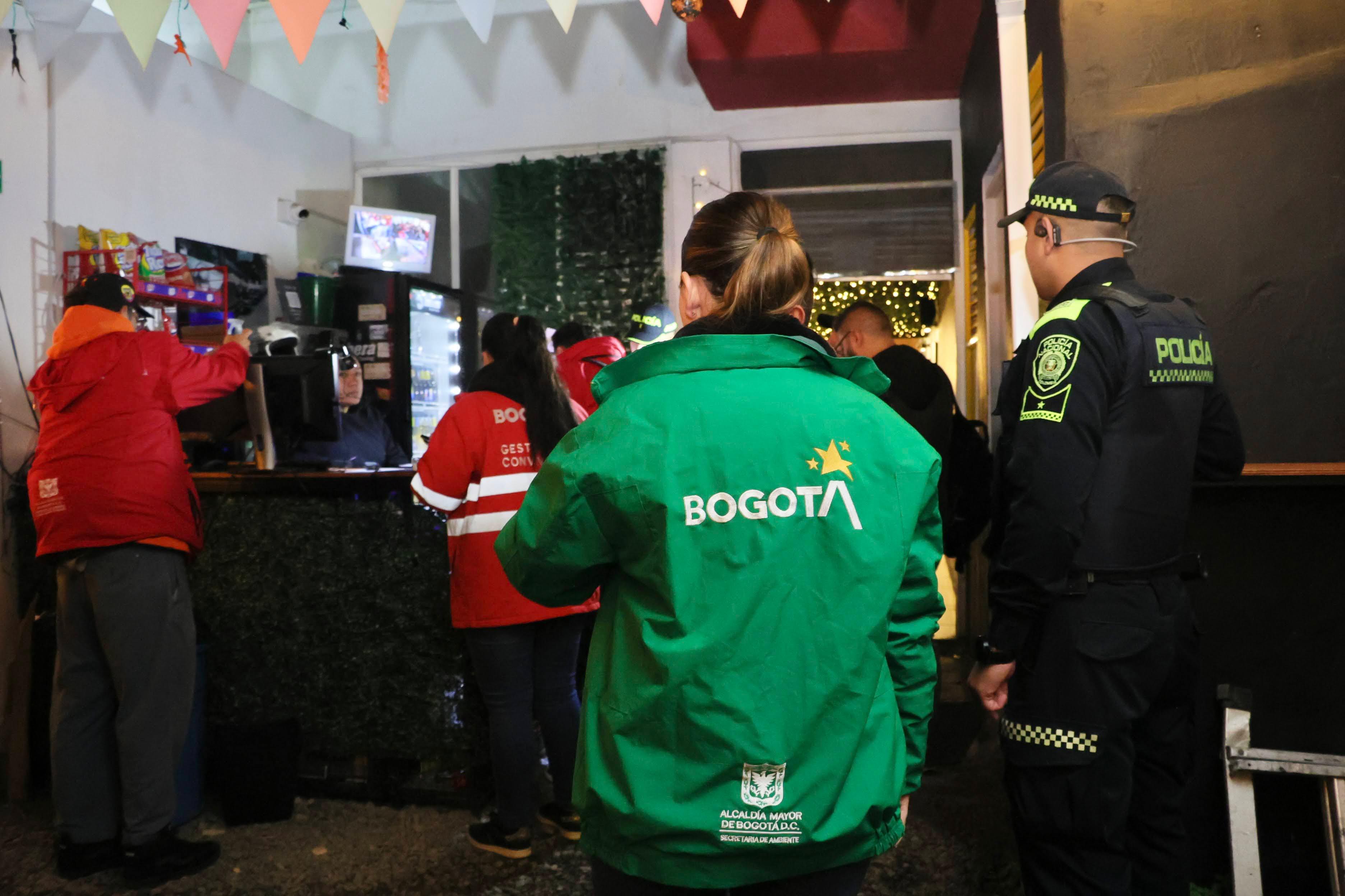 Bogotá sella establecimiento en operativos de control al exceso de ruido en Teusaquillo