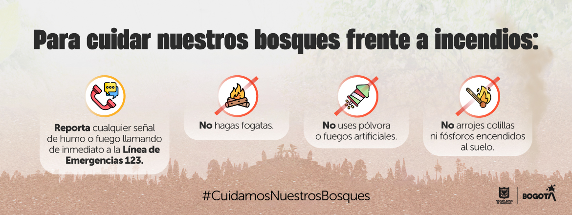 Para cuidar nuestros bosques frente a incendios: